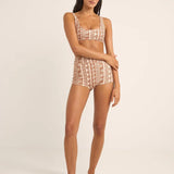 Seafarer Surf Bikini Set - Brown
