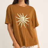 Seafarer Oversized T-shirt - Brown
