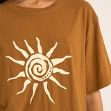 Seafarer Oversized T-shirt - Brown