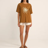 Seafarer Oversized T-shirt - Brown