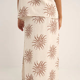 Seafarer Maxi Skirt - Brown