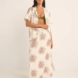 Seafarer Maxi Skirt - Brown
