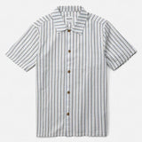 Seersucker Stripe SS Shirt - White