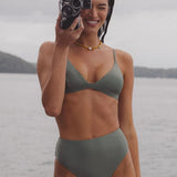 Bikini Bralette Top Classic - Olive