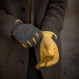 Glove Noah - Charcoal/Tan