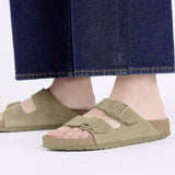 Arizona Soft Footbed Suede Leather Normal - Faded Khaki