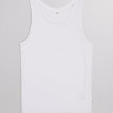 Linen Mick Tank Top - White