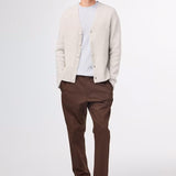 John Cardigan 6683 - White Pepper