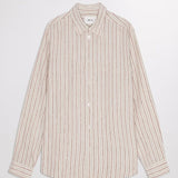 Enzo Shirt 5728 - Brown Stripe