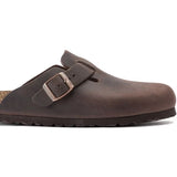 Boston Soft Footbed Natural Leather Oiled Regular - Habana