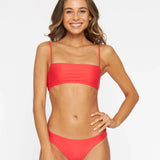 Bikini - Batur Bottom Ruffle-Detail - Heat