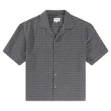 Relaxed Textur SS Shirt - Charcoal