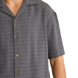 Relaxed Textur SS Shirt - Charcoal