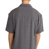 Relaxed Textur SS Shirt - Charcoal