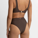Bikini Hi Waist Pant Classic - Chocolate