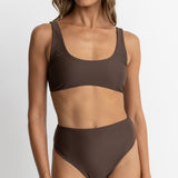 Bikini Crop Top Classic - Chocolate