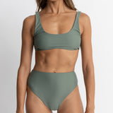 Bikini Crop Top Classic - Olive