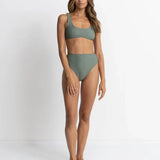 Bikini Crop Top Classic - Olive