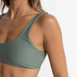Bikini Crop Top Classic - Olive