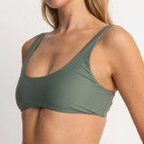 Bikini Crop Top Classic - Olive