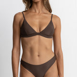 Bikini Bralette Top Classic - Chocolate