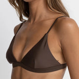 Bikini Bralette Top Classic - Chocolate
