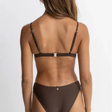 Bikini Bralette Top Classic - Chocolate
