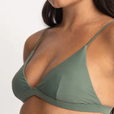 Bikini Bralette Top Classic - Olive