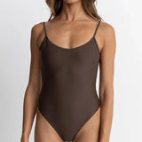 Baddräkt Classic Minimal - Chocolate
