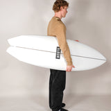 Surfboard Twinsman 5'7 - Clear