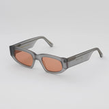 Eclipse Matt Gray - Orange Solid Lens