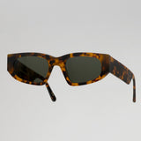 Eclipse Matte Havana - Green Solid Lens