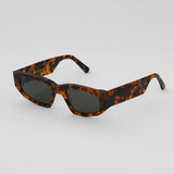 Eclipse Matte Havana - Green Solid Lens