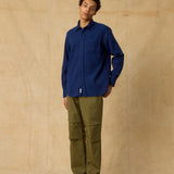 River Flanell Shirt - Navy/Earth