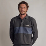 Terry Vintage Rugby Shirt - Charcoal