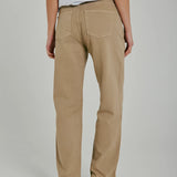 Kenzie Relaxed Belt Jeans - Dark Sand