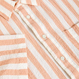 Alegre Printed Pattern Shirt - Clay Stripes