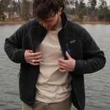 M´s Retro Pile Jkt - Pitch Blue w/Endless Blue