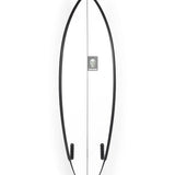 Surfbräda Lane Splitter Swallow 5´8 - Black Rails