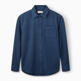 River Flanell Shirt - Navy/Earth