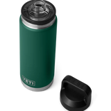 Rambler Bottle Chug 26oz - Black Forest Green