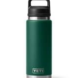 Rambler Bottle Chug 26oz - Black Forest Green