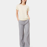 Women Light Organic Tee - Snow Melange