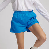 W's Organic Twill Shorts - Pacific Blue