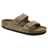 Sandal Arizona Smal Soft Footbed Suede Leather - Taupe