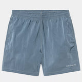 Canby Swim Trunks - Clay Blue / White