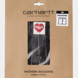 Cotton Boxer - Seaton Stripe Black / Wax