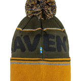 Mössa Fjällräven Pom - Deep Forest-Acorn