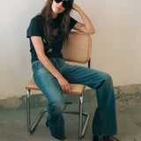Jet Amber - Green Solid Lens