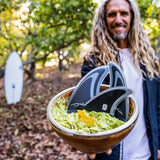 FCS II fin Rob Machado Twin + stabilizer